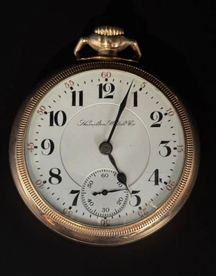 1906 Hamilton 18s 21j Railroad Grade 940 Model 1 Pocket Watch - Image 1 of 4
