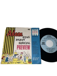 VARIOUS ATIST-ADAM STAG PARTY SPECIAL PREVIEW-7"45-EP +PS-1960 FAX  PROMO NM/M - Imagen 1 de 2