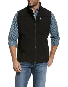Ariat Men's Logo 2.0 Softshell Vest Black Large - Picture 1 of 8