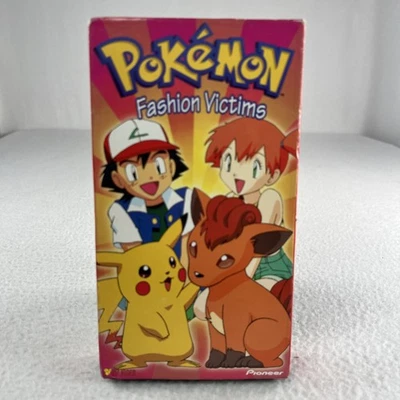 Pokemon Fashion Victims VHS 1997 1998 Viz Video Tape Nintendo Animation Cartoon - Image 1 of 4
