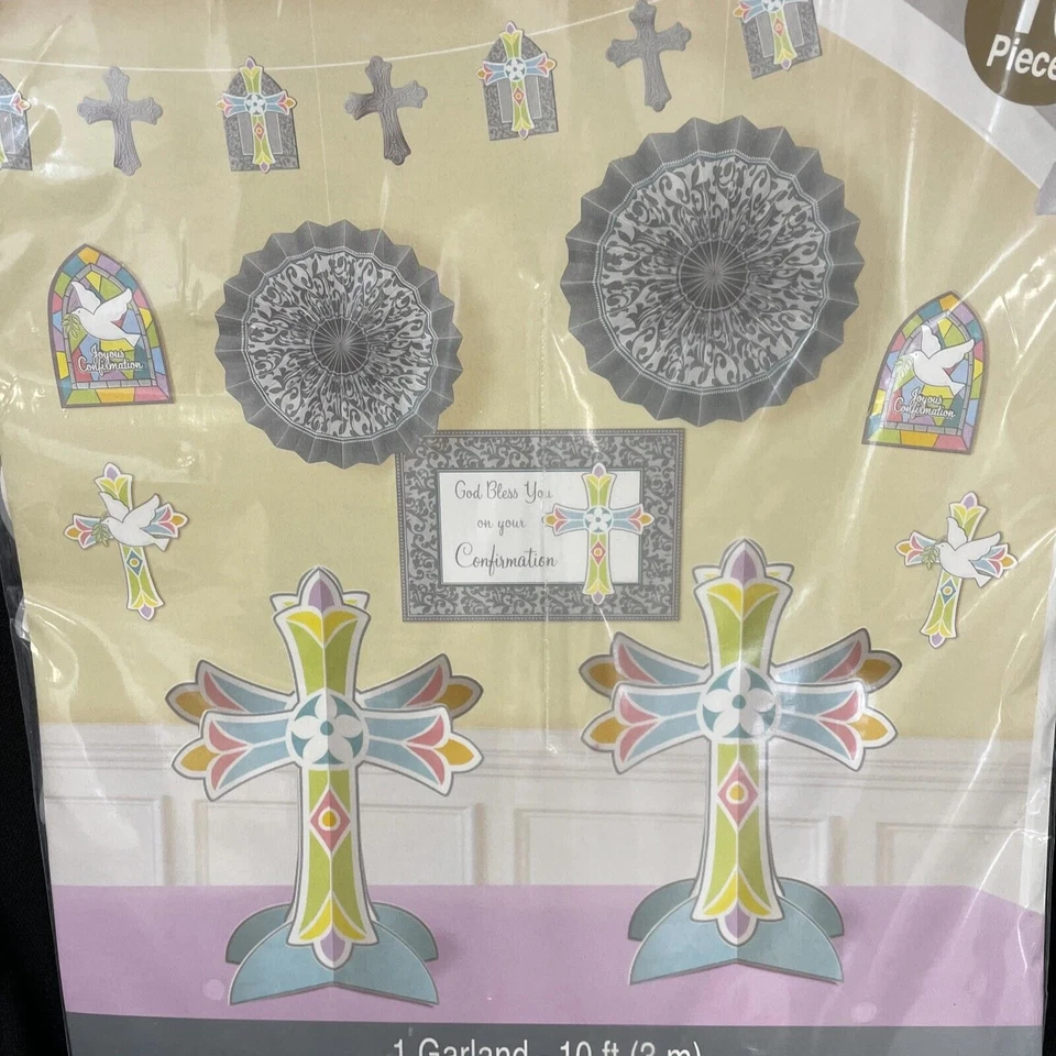 Confirmation 10 Piece Room Decorating Kit - Image 1 of 4