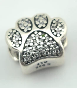 Pandora Charm Silber Funkelnder Pfotenabdruck - Bild 1 von 3