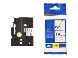 Brother TZe FX241 - Flexitape - Negro sobre Blanco - Rollo (1,8 cm x 8 m) - 1 - Imagen 1 de 1
