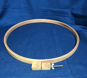 Vintage Hartholz 13 1/2" Stickerei/Quilt Hoop - Bild 1 von 4