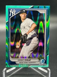 2024 Bowman Chrome GERRIT COLE AQUA LAVA REFRACTOR /199 #18 - Bild 1 von 2