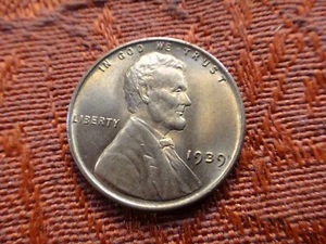 Centavo de cobre Lincoln 1939 de alta calidad de Estados Unidos 1 c - envío y devolución gratuitos EE. UU. - Imagen 1 de 2