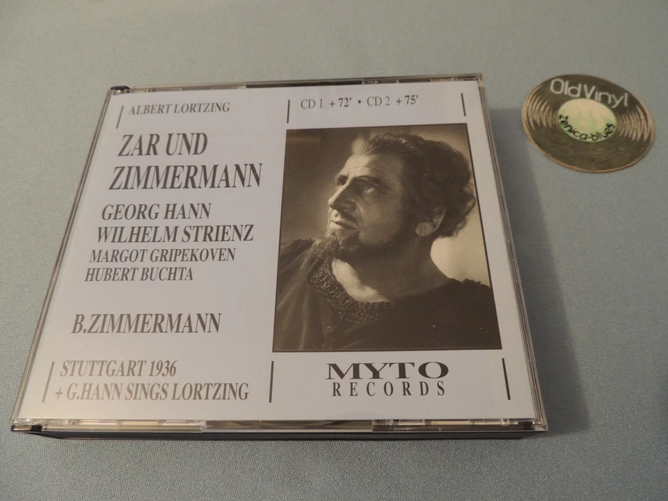 2 CD Box Lortzing Zar Und Zimmermann Georg Hann Streinz Buchta 1994 Myto | NM - Bild 1 von 3
