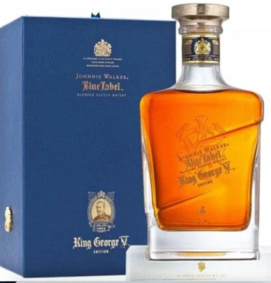 Johnnie Walker King George V Blue Label First Release Cert. Numbered Decanter! - image 1 of 4