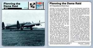 Planning The Dams Raid - 1943 - War In The Air - WW2 Edito-Service SA 1977 Card - Picture 1 of 1
