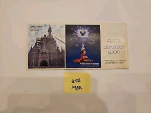 1982 Walt Disney Productions Co. • Quarterly Shareholders Report - Picture 1 of 3