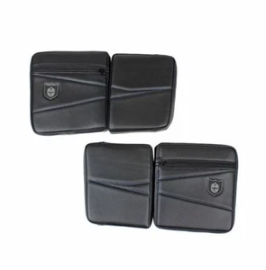 Pro Armor Stock Rear Door Knee Storage Pads Black / Blue Polaris RZR XP 4 1000 - Picture 1 of 1