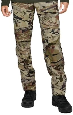 UNDER ARMOUR STORM WATER REPELLENT BARREN RIDGE REAPER CAMO PANTS 1316961 40/36  - Image 1 of 4