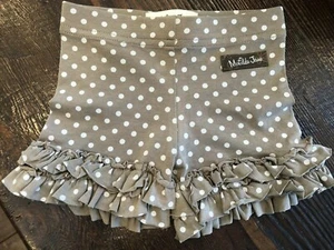Matilda Jane Chocolate Malt Shorties Shorts Girls Baby Size 12 Months HTF Beige - Picture 1 of 4