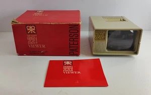 Paterson Design 22 Twin Lens Viewer Plus Original Box And Instructions - Picture 1 of 12