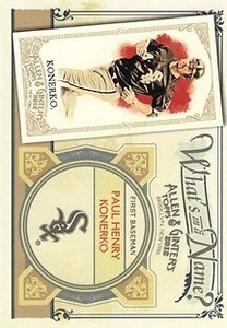 2012 Topps Allen and Ginter What's in a Name Card #WIN4 Paul Henry Konerko