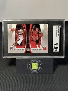 2005-06 Upper Deck Michael Jordan - LeBron James LJ/MJ BONUS PACK #LJMJ6 SGC 9.5 - Picture 1 of 3