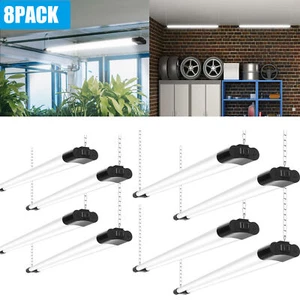 8PACK 4FT LED SHOP LIGHT 6500K Daylight Fixture Utility Ceiling Light Garage - Picture 1 of 10