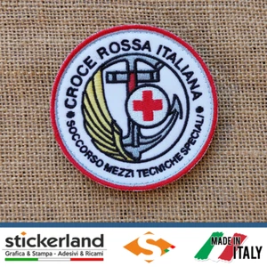 Toppa Patch Croce Rossa Italiana CRI - Soccorsi Speciali con velcro - Foto 1 di 1
