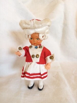 Petite poupée ancienne automate Marquis en celluloïd - Photo 1/4