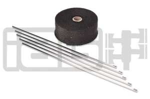 IAG Performance 2" x 50' Fiberglass Header Wrap with Ties (Black) - Bild 1 von 1