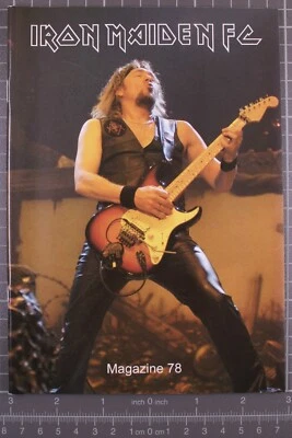 Revista Iron Maiden Oficial Vintage Fan Club Original Vintage No. 78 - Imagen 1 de 4