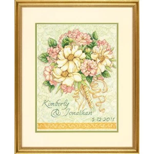 Dimensions 70-35275 Wedding Record Ramo Bordado Contado - Imagen 1 de 2