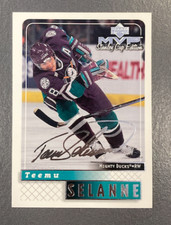 1999 TEEMU SELANNE UPPER DECK MVP STANLEY CUP EDITION SILVER SCRIPT 1