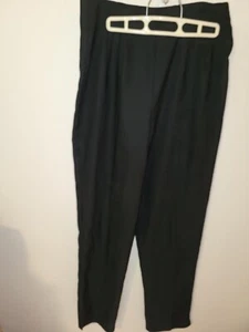 Pantalones Southern Lady negros 10 cremallera lateral 30 W 31 entrepierna recta cero bolsillos altos - Imagen 1 de 24