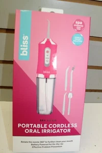 Electric Dental Water Flosser Oral Irrigator Portable 4 Nozzle Mouth Washing Jet - Picture 1 of 10