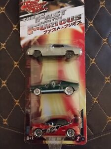The Fast and The Furious Tokyo Drift RC2 3 car set *Rare* - Sealed W/Damage 