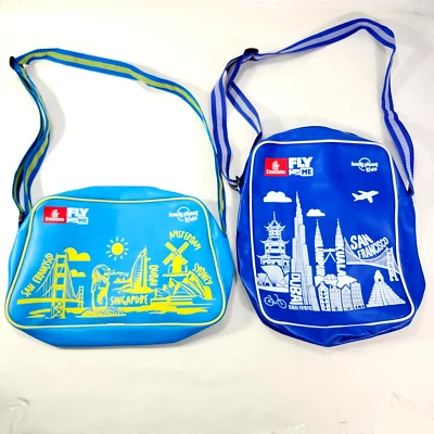 Emirates Airlines Kids Travel Bag Crossbody Fly With Me Lonely Planet lot of 2 - Image 1 of 4