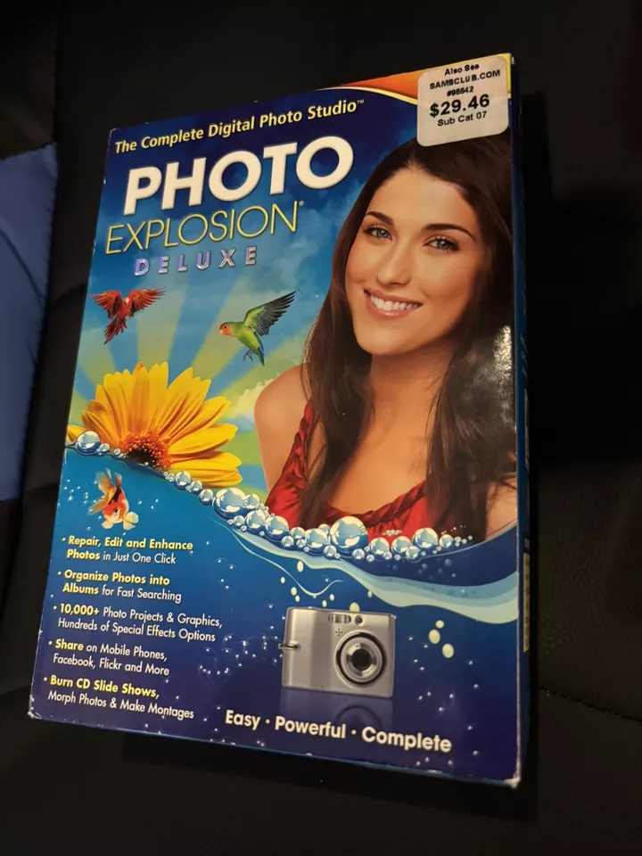 PHOTO EXPLOSION DELUXE DIGITAL PHOTO STUDIO NEW SEALED - Image 1 of 3