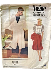 Vogue USA 12 Design Carol Horn Jacket Skirt Blouse Sewing Pattern 2675 Vintage - Picture 1 of 4