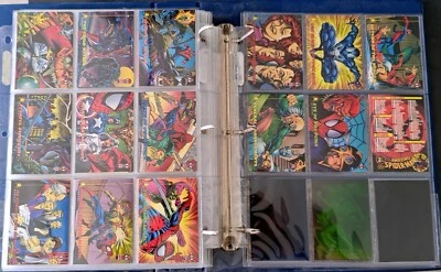 Amazing Spider-Man 1994 Base Set + Error Holos & More NM Condition Sleeve/Binder - Image 1 of 4