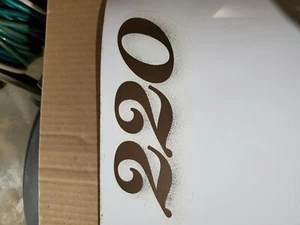 Lowe 1846930 Copper 9 1/8 Inch 220 Tahiti Vinyl Boat Decal (Pair) New Free Ship - Picture 1 of 2