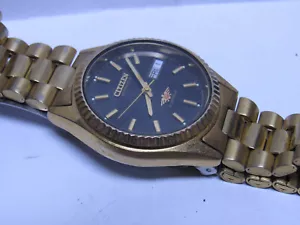 Men's Vintage Automatic Citizen Eagle 7 Day Date Jubilee Bracelet - Picture 1 of 9