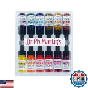 Dr. Ph. Martin's Hydrus Fine Art 3 Watercolor Set, 0.5 Ounce (Pack of 12), Mu - Picture 1 of 5