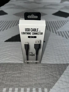 Luxshare Braided DuPont Fiber Connector USB Cable For iPhone/iPad, 6ft - Picture 1 of 4