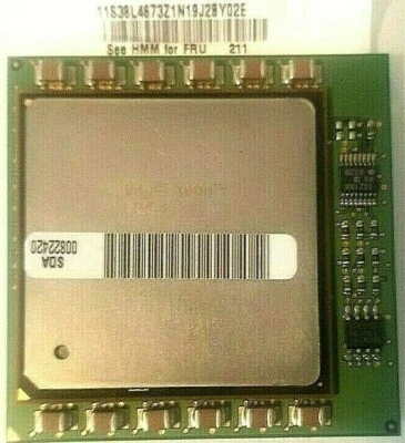 1.4GHz INTEL XEON 256 KB L2/ 512KB L3/400MHz SOCKET 603 & 604 SL5FZ CPU - Image 1 of 3