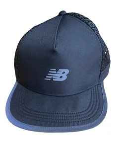 New Balance Speed Run Trucker Hat Mens One Size Black Polyester - Picture 1 of 8