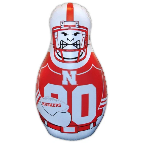 Nebraska Cornhuskers Tackle Buddy Inflatable Punching Bag [NEW] NCAA Bop Balloon Cover