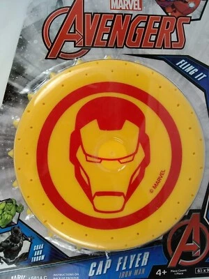 Iron Man Gorra Flyer Ja-Ru Marvel Avengers Piscina Juguete Disco Agua Frisbee  Foto 1 de 4