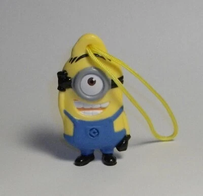 Minions Despicable Me 2 Mini Minion Stuart Ornament toy General Mills 2013 - Image 1 of 3