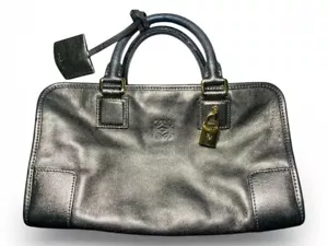 Auténtico bolso de mano LOEWE Amazona metal verde - Imagen 1 de 9