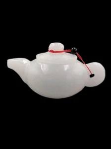 Exquisite Collection Hand Carved HeTian Jade Teapot - Picture 1 of 5