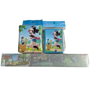 Juego de Cartas Pokemon Hilda Juego Alfombrilla y Deck Estuche y Funda Set Pokemon Centro Japón - Imagen 1 de 7