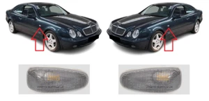 NUOVO SET COPPIA RIPETITORI INDICATORI PARAFANGO LATERALE MERCEDES BENZ CLK W208 1997-2002 - Foto 1 di 2