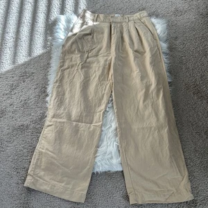 Gap Damenhose weites Bein plissiert Leinen Gr. 12 - Bild 1 von 12