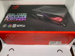 Fuente de alimentación RGB totalmente modular ASUS Rog Thor 1200P Platinum Certified 1200W - Imagen 1 de 6