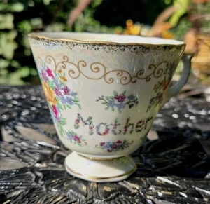 Vintage Enesco Lusterware Fine Quality Mother Tea Cup Made in Japan - Picture 1 of 10
